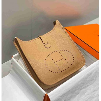 Hermes Evelyne III 29 Bag in Chai Clemence Leather