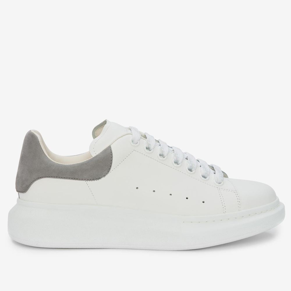 Alexander McQueen Oversized Sneakers With Grey Suede Heel