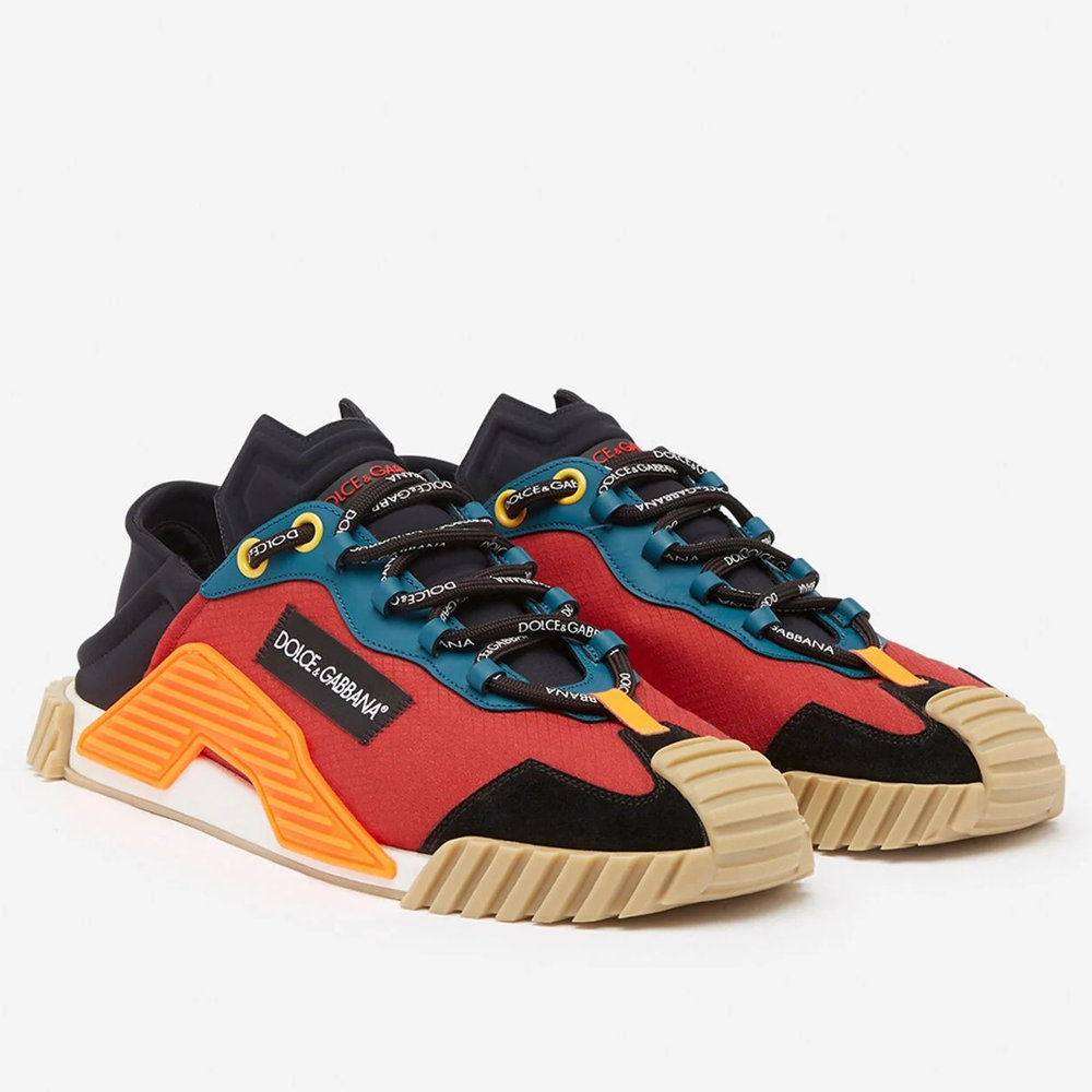 Dolce & Gabbana NS1 Slip-on Sneakers In Piment Mesh