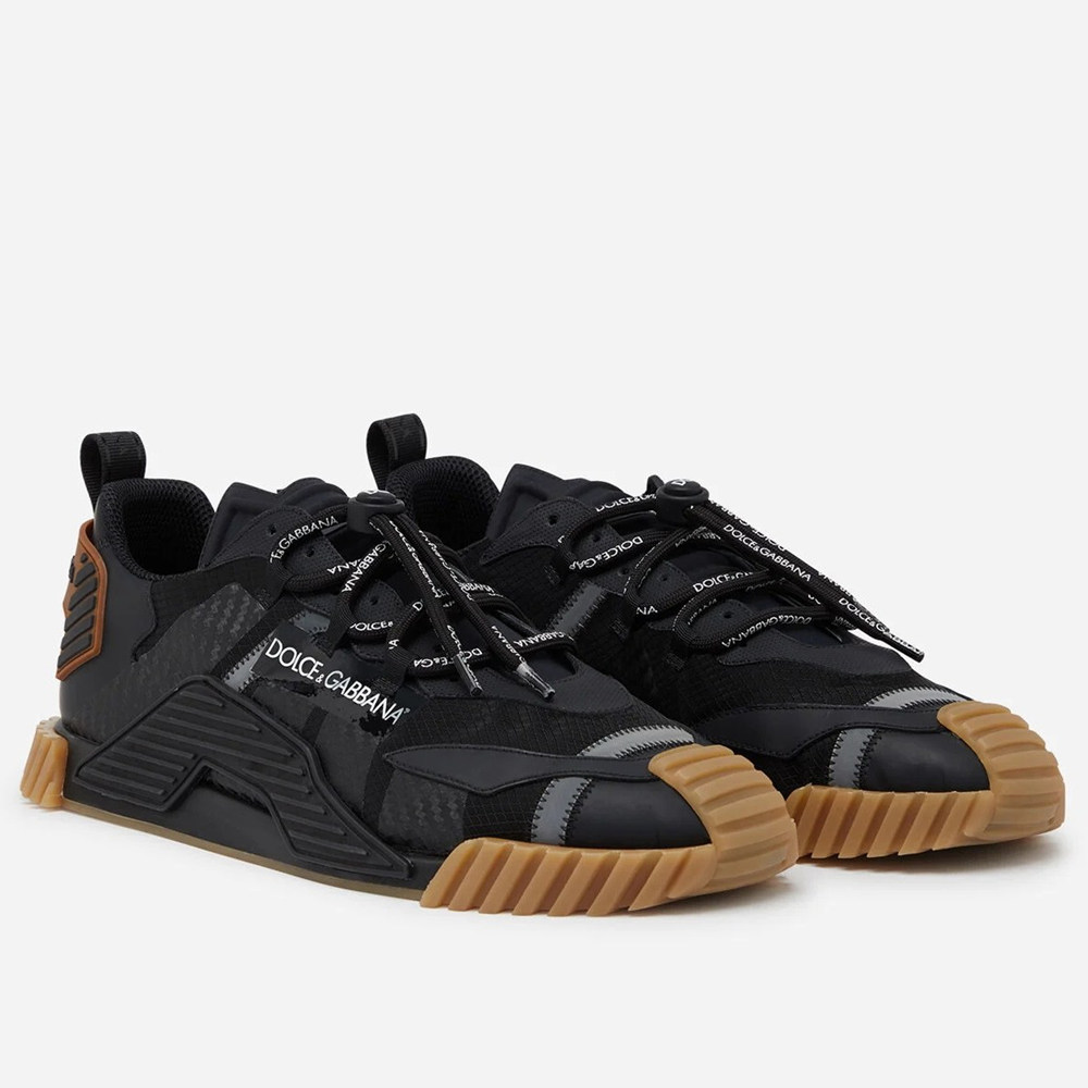 Dolce & Gabbana NS1 Sneakers In Black Fabric