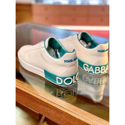 Dolce & Gabbana Portofino Sneakers with Azure Branded
