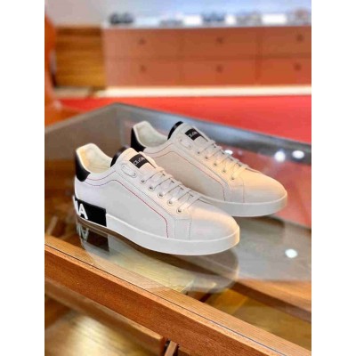 Dolce & Gabbana Portofino Sneakers with Black Branded