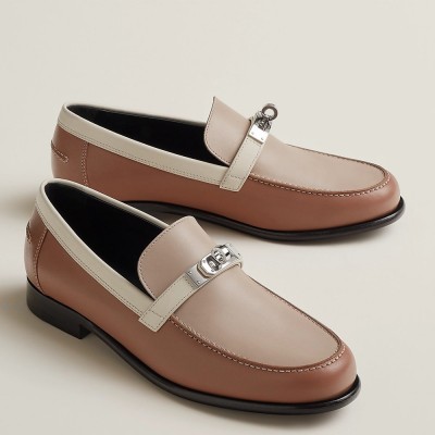 Hermes Destin Loafers in Multicolor Leather