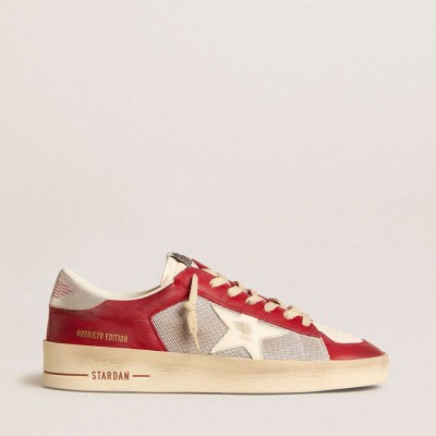 Golden Goose Stardan LTD Sneakers In Mesh And Nubuck With Nappa Star And Leather Heel Tab